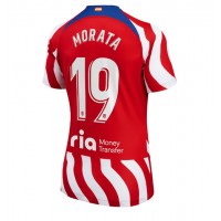 Atletico Madrid Alvaro Morata #19 Fußballbekleidung Heimtrikot Damen 2022-23 Kurzarm